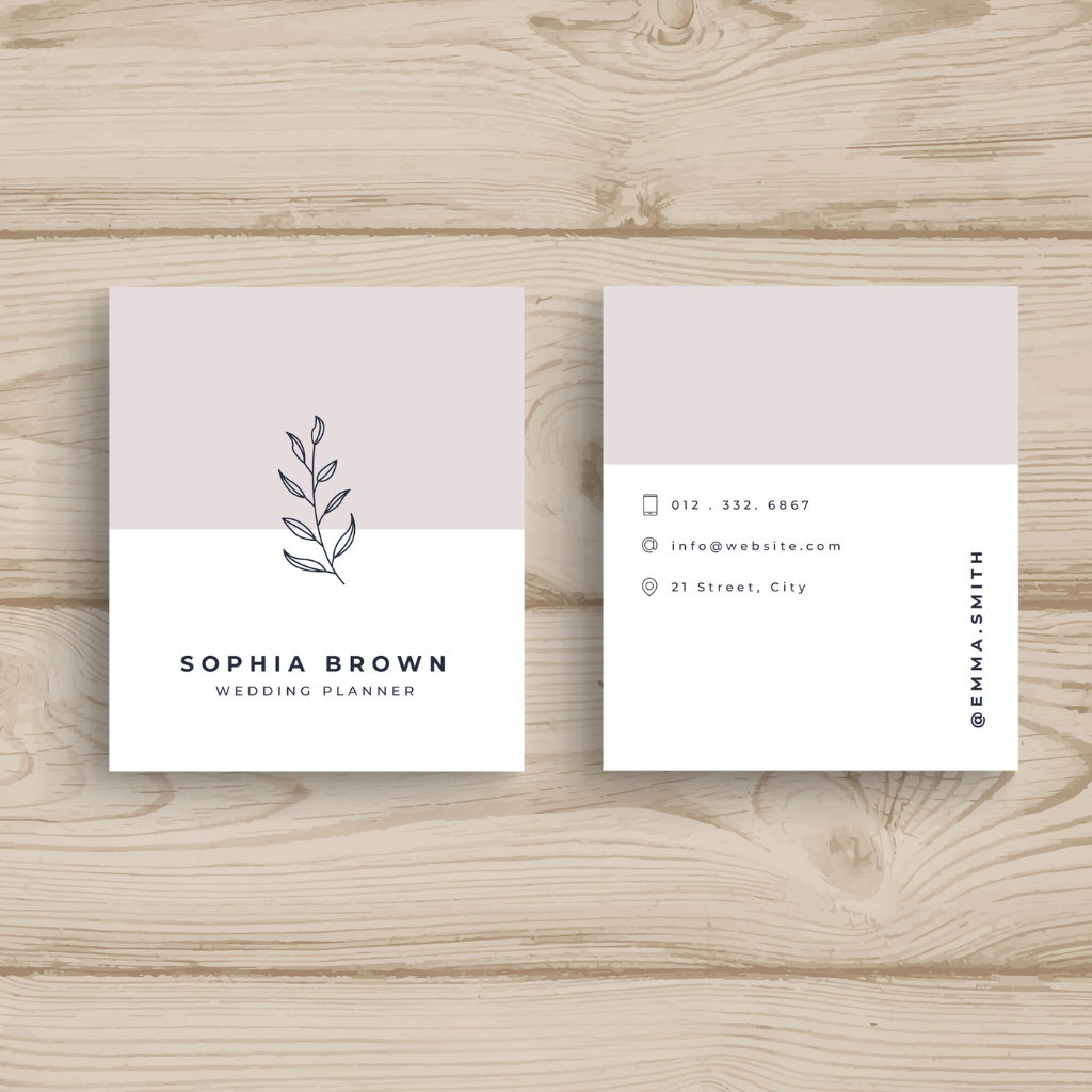 Handmade Square Business Cards