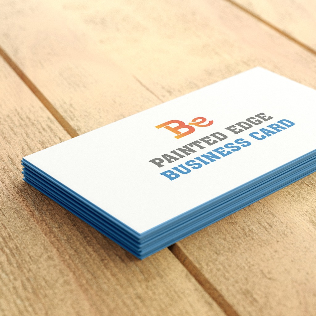 Painted Edges Business Cards