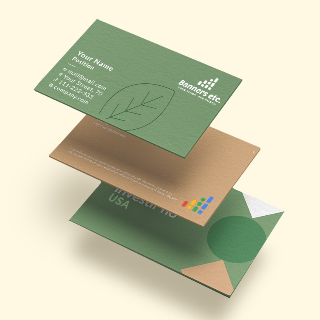 100% Recycled Business Cards