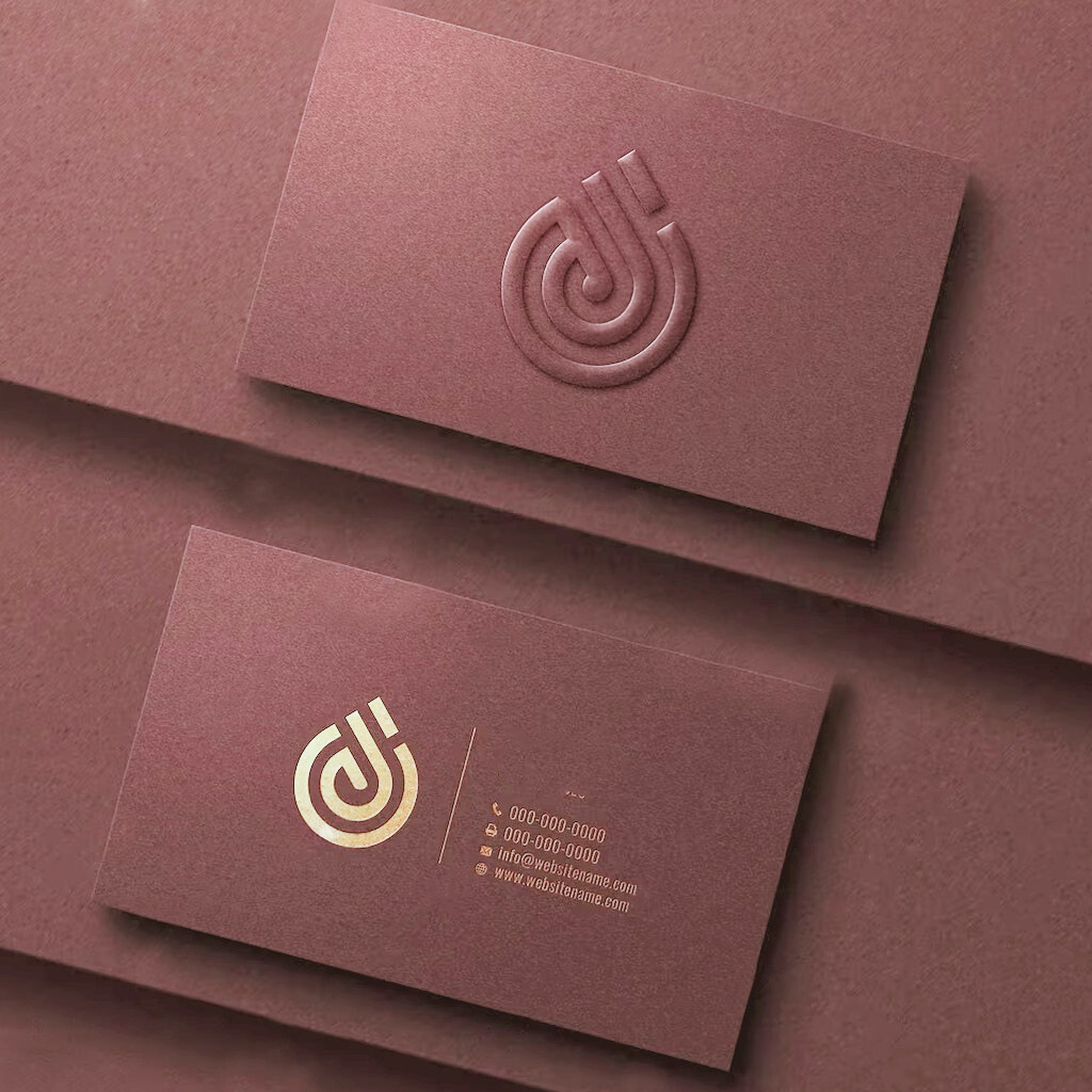 Raised Spot Gloss Business Cards